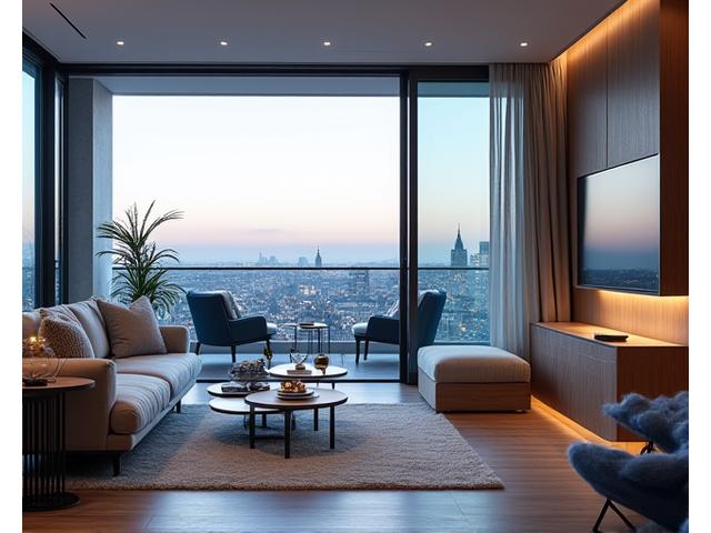 Modernes Penthouse mit Dachterrasse